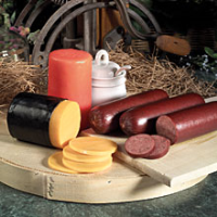 Buy cheese and sausage Gem Gift Box #22289 for the perfect gift for family and friends cheese and suasage basket
